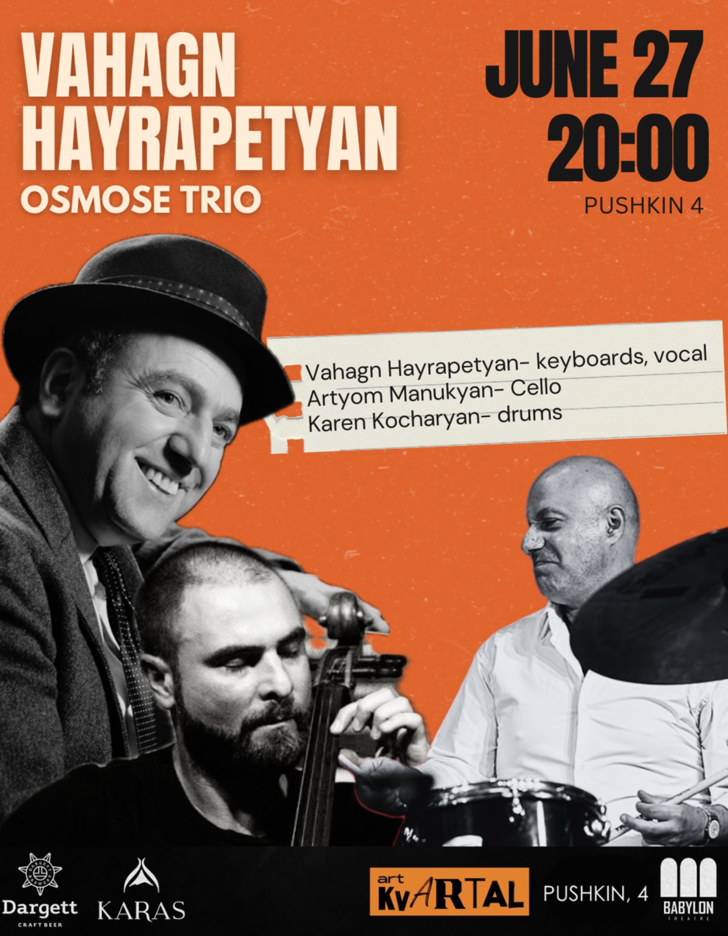 Vahagn Hayrapetyan ‘’Osmose trio’’