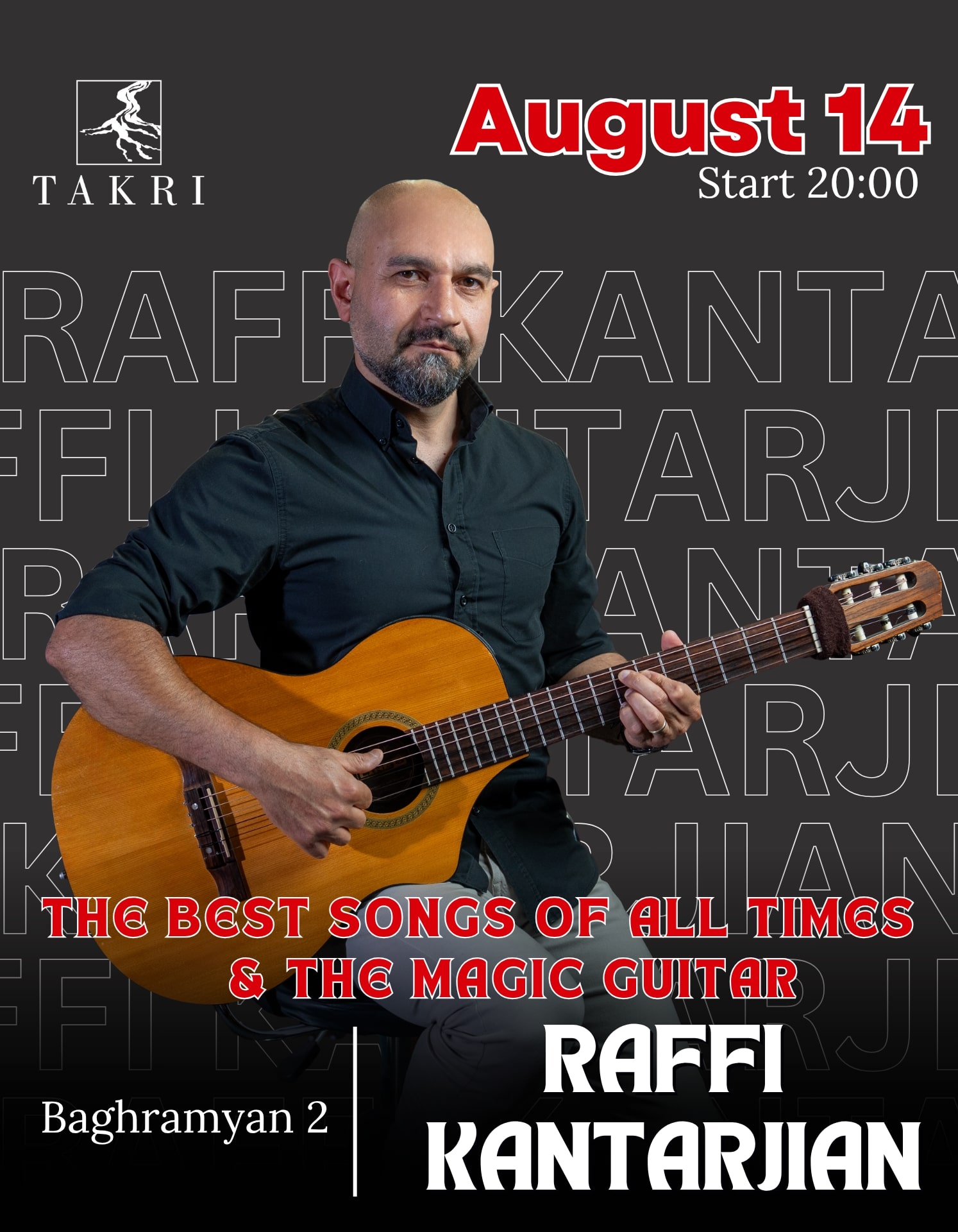 The best songs of all times at Takri  | Raffi Kantarjian