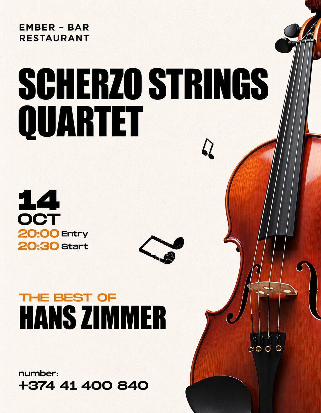 The Best of Hans Zimmer: Scherzo Strings Quartet