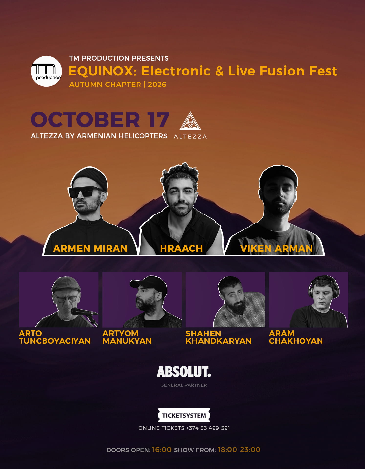EQUINOX Fest: Autumn Chapter — Electronic & Live Fusion Fest