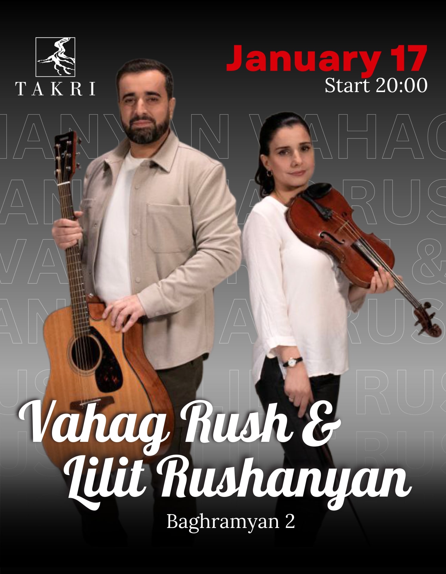 Vahag Rush & Lilit Rushanyan at Takri